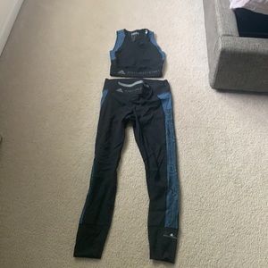 Stella McCartney and Adidas top and leggings